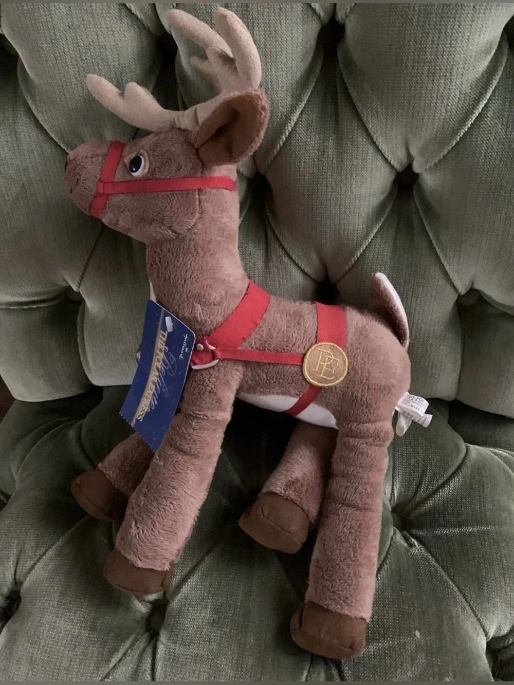 Hallmark Polar Express Reindeer Plush Stuffed Animal 13